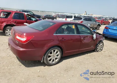 2007 Lincoln Mkz z USA, uszkodzony, nr VIN 3LNHM26T17R666956